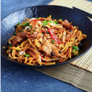 Beef and Black Bean Noodles
