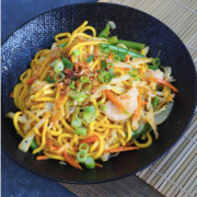 Satay Chicken Noodles